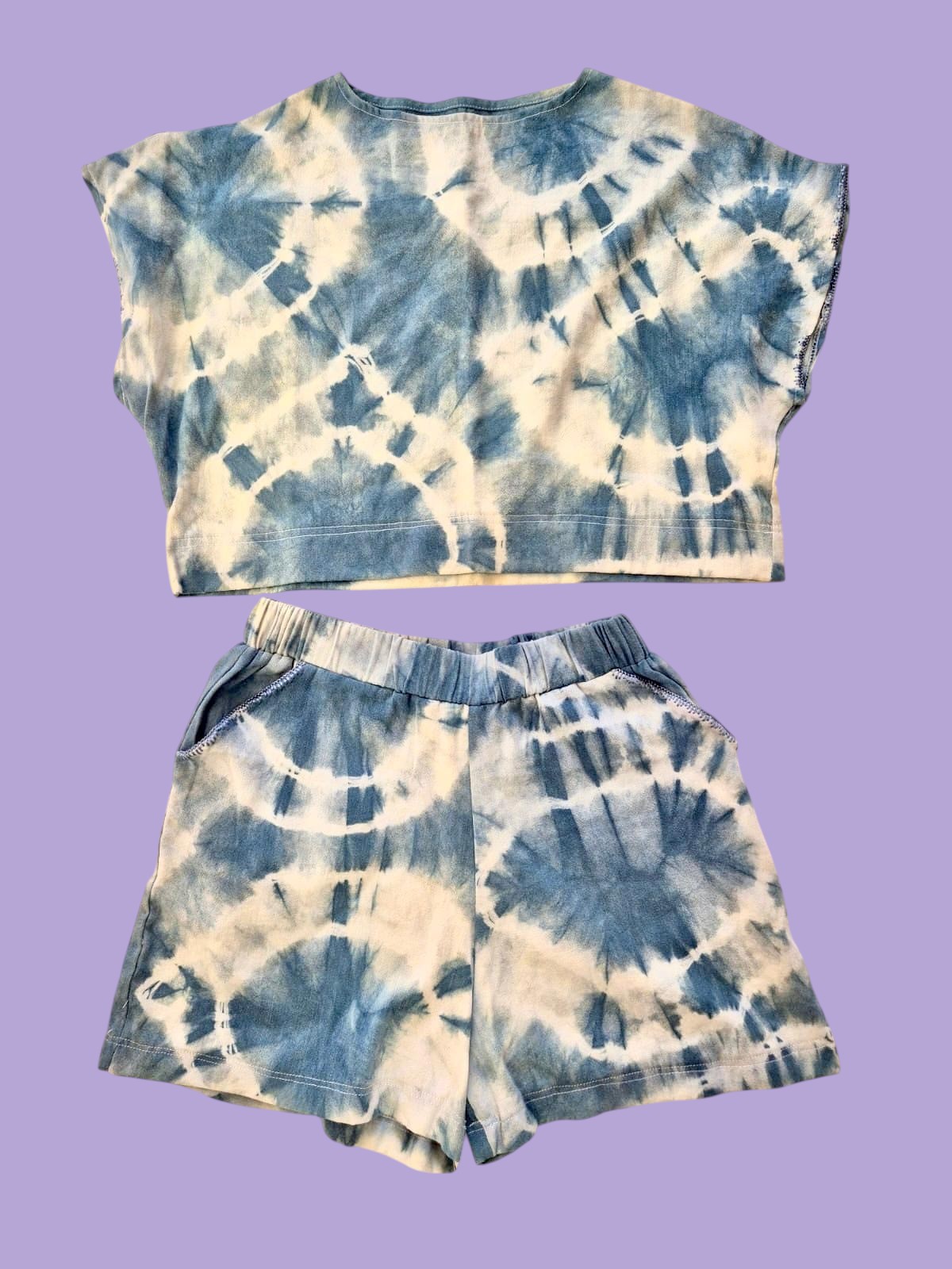 Ensemble été indigo pour femmes